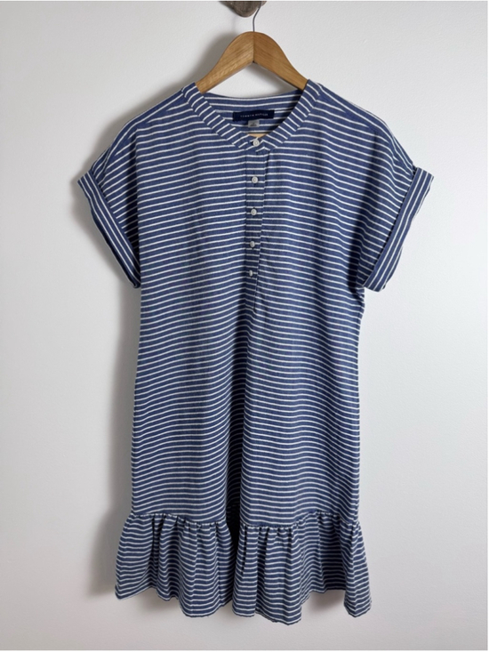 Tommy Hilfiger Dresses & Skirts - Tommy Hilfiger Nautical Stripe Ruffle Dress